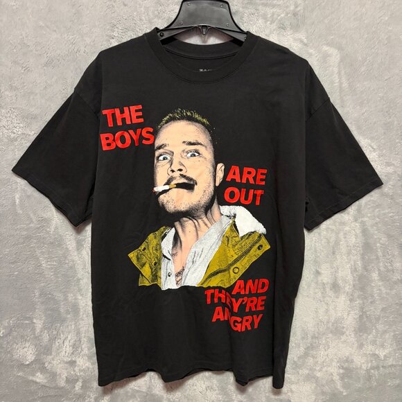 Zach Bryan Concert Shirt The Boys Are Out For Blood T-Shirt Mens Large Band Tee - Picture 1 of 8